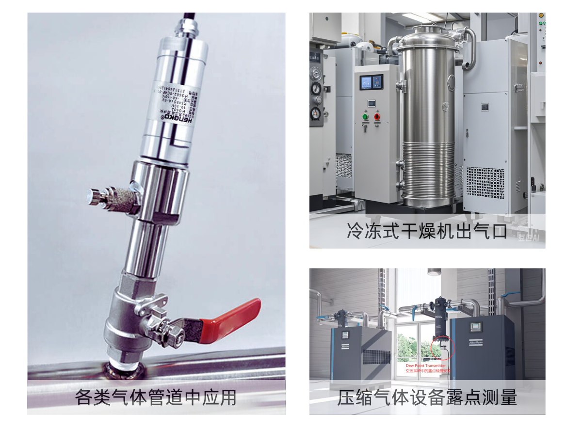 哪种干燥设备出口适合安装露点变送器?